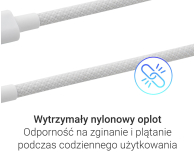 SILVER MONKEY Kabel Core USB C-C 60W 2m biały SMA333 - 1367073 - zdjęcie 3